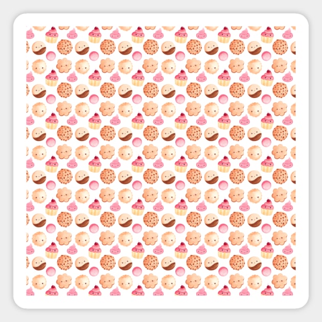cute sweets pattern Magnet by shoko